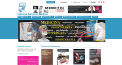 Desktop Screenshot of libreriaserviciomedico.com
