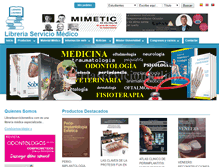 Tablet Screenshot of libreriaserviciomedico.com